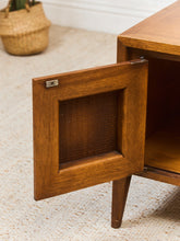 Load image into Gallery viewer, Century Furniture Rattan Square End Table
