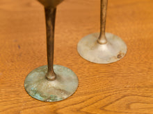 Load image into Gallery viewer, Silver Plated Antique Goblets

