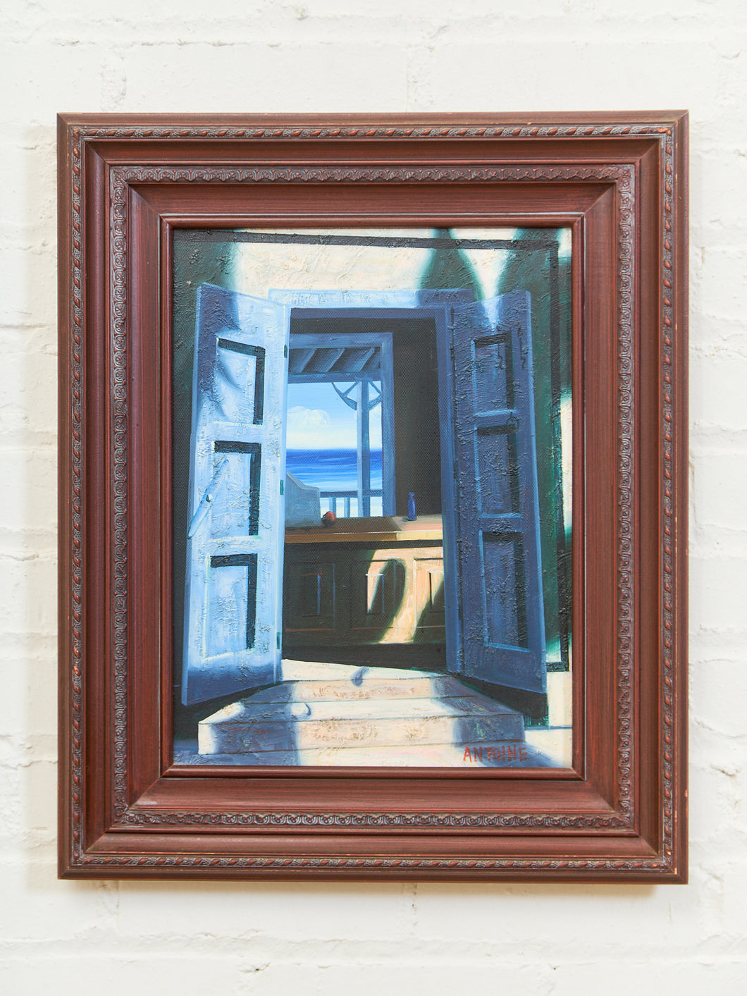 Open Door Oil Painting
