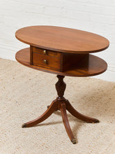 Load image into Gallery viewer, Georgian Antique Pedestal Occasional Table
