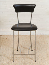 Load image into Gallery viewer, 4 Arper Italy Leather Counter Stools

