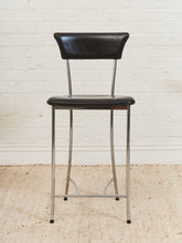 Load image into Gallery viewer, 4 Arper Italy Leather Counter Stools
