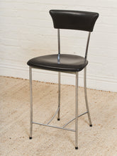 Load image into Gallery viewer, 4 Arper Italy Leather Counter Stools
