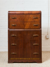 Load image into Gallery viewer, Art Deco Highboy with Ornate Hardware
