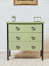 Load image into Gallery viewer, 3 Drawer Pistachio Lowboy
