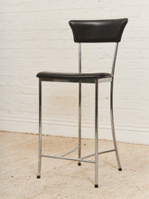 Load image into Gallery viewer, 4 Arper Italy Leather Counter Stools

