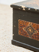 Load image into Gallery viewer, Large Mosaic Folk Art Antique Box
