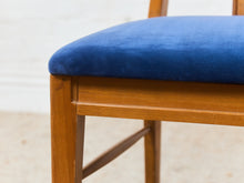 Load image into Gallery viewer, Blue Vintage Mid Century Dining Chairs
