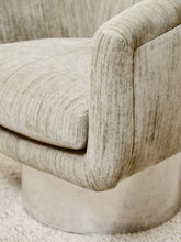 Load image into Gallery viewer, Leon Rosen for Pace Mid Century Chrome Swivel Lounge Chair
