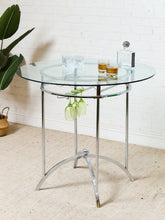 Load image into Gallery viewer, Vintage mid-century Bar Cart Side Table

