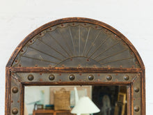 Load image into Gallery viewer, Antique Eastlake Architectural Wood Sunburst Pediment Mirror
