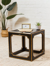 Load image into Gallery viewer, Wood Hollywood Regency Vintage End Table
