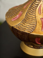 Load image into Gallery viewer, Pair of 1960s Sculptural Brass and Enamel Table Lamps
