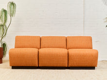 Load image into Gallery viewer, Tappo Modular Sofa by John Mascheroni for Vecta in Orange Tweed

