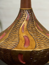 Load image into Gallery viewer, Pair of 1960s Sculptural Brass and Enamel Table Lamps
