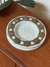 Load image into Gallery viewer, Neoclassical Round Ashtray with Embossed Roman Figures-Solid Marble Tray
