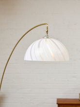 Load image into Gallery viewer, Striped Italian Vintage Arc Lamp
