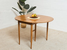 Load image into Gallery viewer, Vintage Mid Century Oblong Dining Table with Drop Leaf
