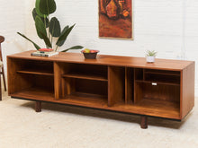 Load image into Gallery viewer, Walnut 1960’s Multi Media LP Storage Cabinet
