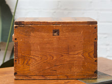 Load image into Gallery viewer, Vintage Primitive Distressed Japanese Calligraphy Storage Chest
