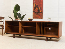 Load image into Gallery viewer, Walnut 1960’s Multi Media LP Storage Cabinet
