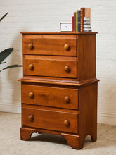 Load image into Gallery viewer, Maple Vintage Antique Highboy
