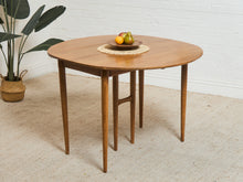 Load image into Gallery viewer, Vintage Mid Century Oblong Dining Table with Drop Leaf
