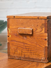 Load image into Gallery viewer, Vintage Primitive Distressed Japanese Calligraphy Storage Chest
