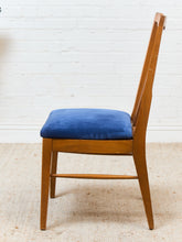 Load image into Gallery viewer, Blue Vintage Mid Century Dining Chairs
