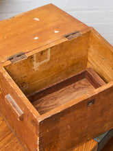 Load image into Gallery viewer, Vintage Primitive Distressed Japanese Calligraphy Storage Chest
