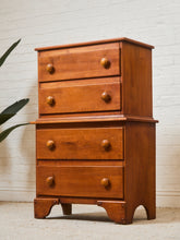 Load image into Gallery viewer, Maple Vintage Antique Highboy
