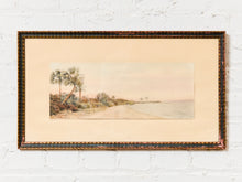 Load image into Gallery viewer, Palm Cave Watercolor, Original Antique Artwork
