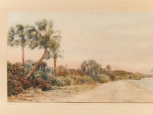 Load image into Gallery viewer, Palm Cave Watercolor, Original Antique Artwork
