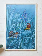 Load image into Gallery viewer, Vintage Birds of Paradise Painting
