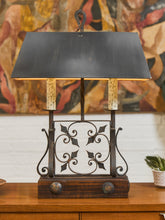 Load image into Gallery viewer, Vintage Bouillotte Spanish Table Lamp
