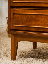 Load image into Gallery viewer, Walnut Mid Century 9 Drawer Dresser

