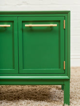 Load image into Gallery viewer, Kelly Green Vintage Mid Century Nightstands
