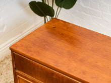 Load image into Gallery viewer, Walnut Mid Century 9 Drawer Dresser
