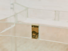 Load image into Gallery viewer, Tubular Lucite and Brass Italian Game Table
