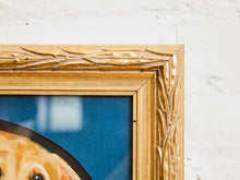 Load image into Gallery viewer, Golden Retriever Double Portrait in Gilt Frame
