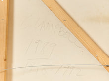 Load image into Gallery viewer, Red Geometric Acrylic Abstract Mandala Museum Painting in Red by Gerald Campbell
