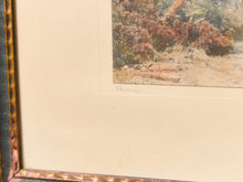 Load image into Gallery viewer, Palm Cave Watercolor, Original Antique Artwork

