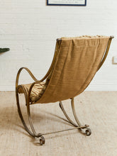 Load image into Gallery viewer, Antique 1800’s RW Winfield Tiger Fur Rocking Chair
