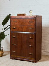 Load image into Gallery viewer, Art Deco Highboy with Ornate Hardware
