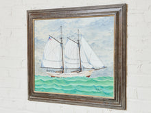 Load image into Gallery viewer, Art Deco style Nautical Painting by John Eric 1969

