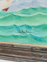 Load image into Gallery viewer, Art Deco style Nautical Painting by John Eric 1969
