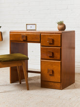 Load image into Gallery viewer, 1940's Art Deco Solid Maple Desk
