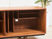 Load image into Gallery viewer, Walnut 1960’s Multi Media LP Storage Cabinet
