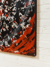 Load image into Gallery viewer, Red Geometric Acrylic Abstract Mandala Museum Painting in Red by Gerald Campbell
