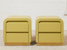 Load image into Gallery viewer, Yellow Sunshine Pair of Nightstands

